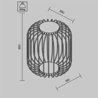 Садово-парковый светильник Maytoni O478FL-L18GF3K