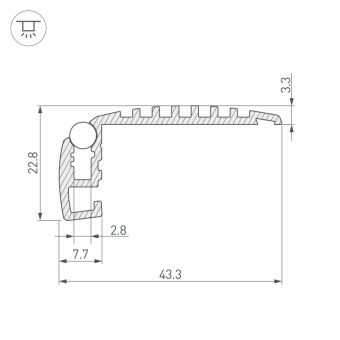 Профиль Arlight 019195