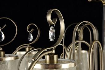 Люстра на штанге Freya FR2020-CL-08-BZ