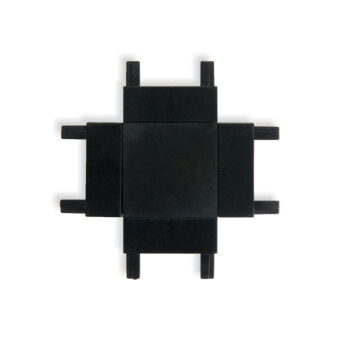 Коннектор Elektrostandard Четырёхсторонний соединитель (чёрный) 85003/00