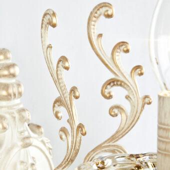 Бра Eurosvet 3281/2 белый с золотом/тонированный хрусталь Strot