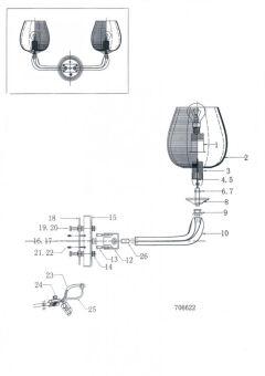 Бра Lightstar 706622