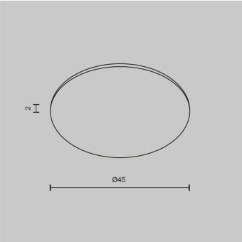 Линза Maytoni Technical Glass001-D45