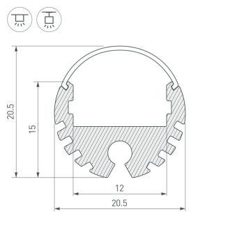 Профиль Arlight 040645