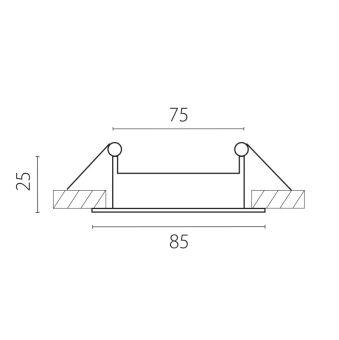 База встраиваемая Lightstar 215007