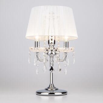 Настольная лампа Eurosvet 2045/3T хром/белый настольная лампа