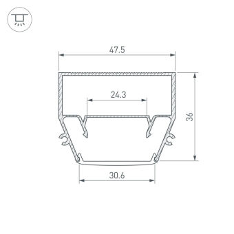 Профиль Arlight 040699