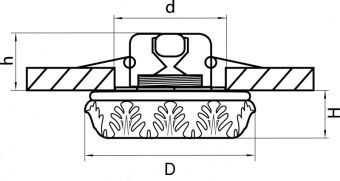 Встраиваемый светильник Lightstar 006332
