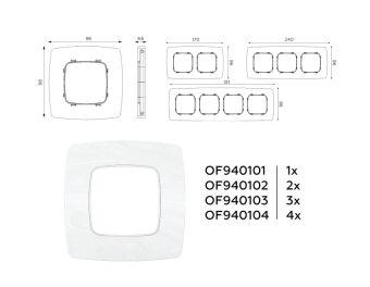 Рамка Ambrella Volt OF940101