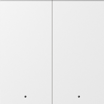 Клавиша 2-я с подсветкой, матовый белый, серия A07