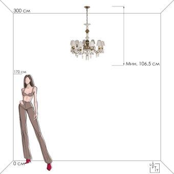 Подвесная люстра LOFT IT 10203/10 White