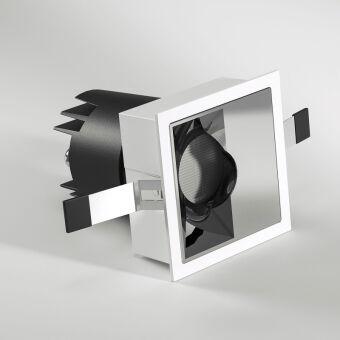 Встраиваемый светильник Elektrostandard 25091/LED 10W 4000K белый/хром