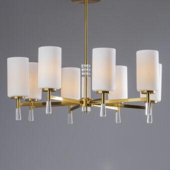 Люстра на штанге Freya FR2031PL-08BS