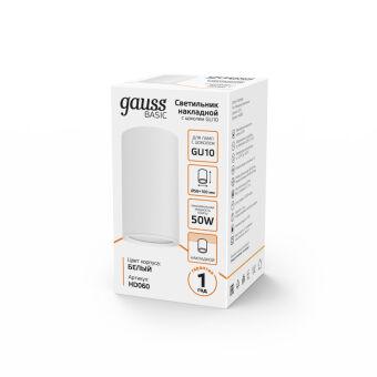 Накладной светильник Gauss HD060