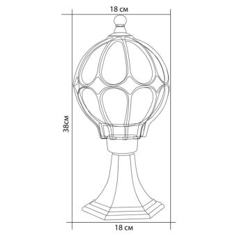 Садово-парковый светильник Feron 11364