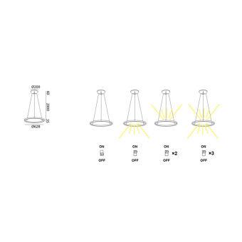 Подвесной светильник Mantra 8672