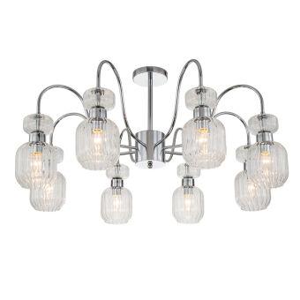 Люстра на штанге Escada 1141/8PL Chrome/Clear