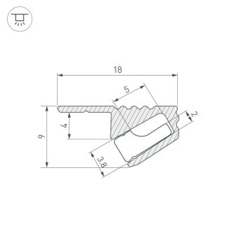 Профиль Arlight 038208