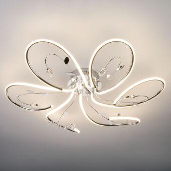 Накладная люстра Eurosvet 90082/6 хром