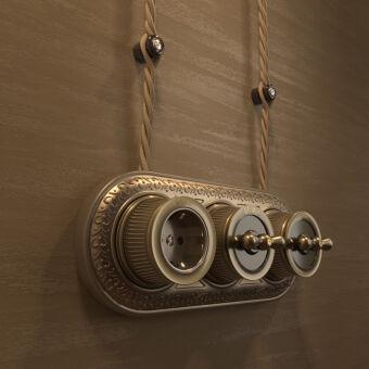 Выключатель Werkel WL19-01-05 (Бронзовый)