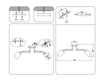 Накладная люстра Ambrella Light TR9518