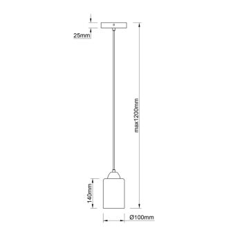 Подвесной светильник Escada 10179/1S