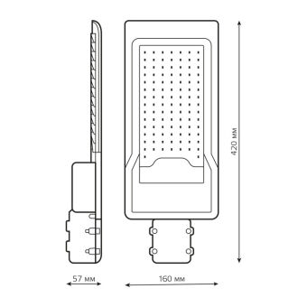 Консольный светильник Gauss 629534380