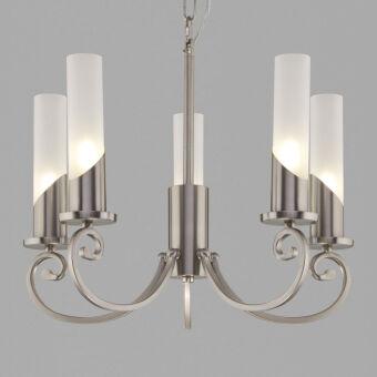 Подвесная люстра Eurosvet 60117/5 никель