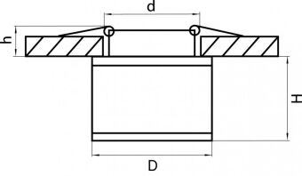 Встраиваемый светильник Lightstar 072274