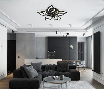 Накладная люстра Natali Kovaltseva HIGH-TECH LED LAMPS 82006 BLACK