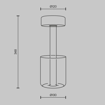 Настольная лампа Maytoni MOD229TL-L3G3K1