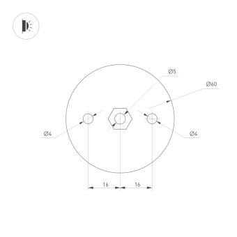 Бра Arlight 036501