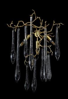 Бра Crystal Lux REINA AP3 GOLD PEARL