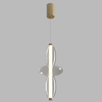 Подвесной светильник Crystal Lux QUASAR SP14W LED TRANSPARENT