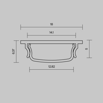 Профиль Maytoni Technical 631016