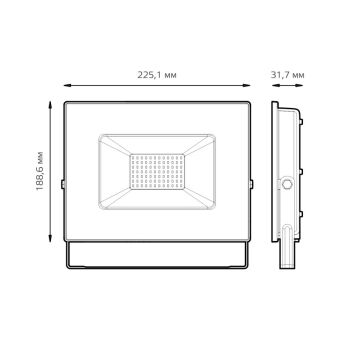 Прожектор Gauss 688100370