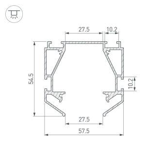 Профиль для шинопроводов Arlight 036147(2)