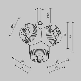 Коннектор Maytoni Technical CA016TC-P-B