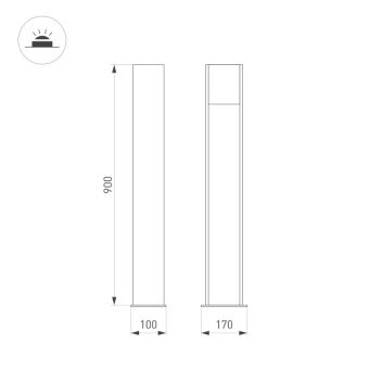 Садово-парковый светильник Arlight 054980
