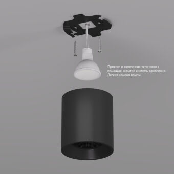 Накладной светильник Denkirs DK3090-BK