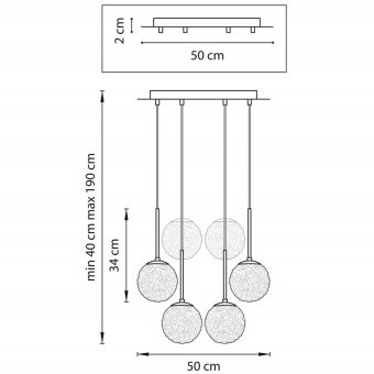 Каскадная люстра Lightstar 815260
