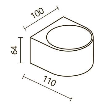 Светильник настенный Maytoni O435WL-L5GF3K