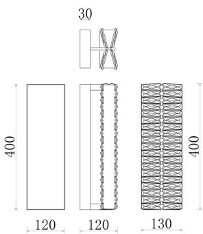 Бра Fluorite FL1181-2W