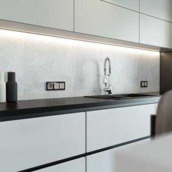 Розетка Werkel W1271204 дымчатый