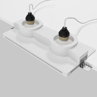 Встраиваемый светильник Maytoni Technical DL124-GU10-02-TRS-W