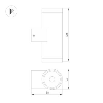Светильник настенный Arlight 044231