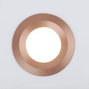 Встраиваемый светильник Elektrostandard 110 MR16 золотой