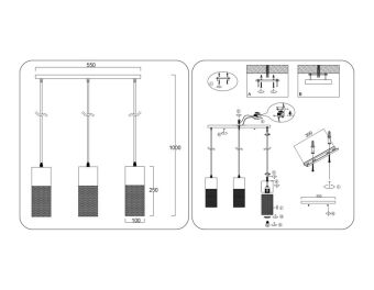 Подвесной светильник Ambrella Light TR8499