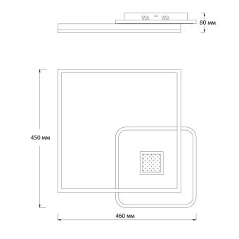 Накладная люстра Escada 10235/1LED BL