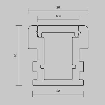 Профиль Maytoni Technical 636016